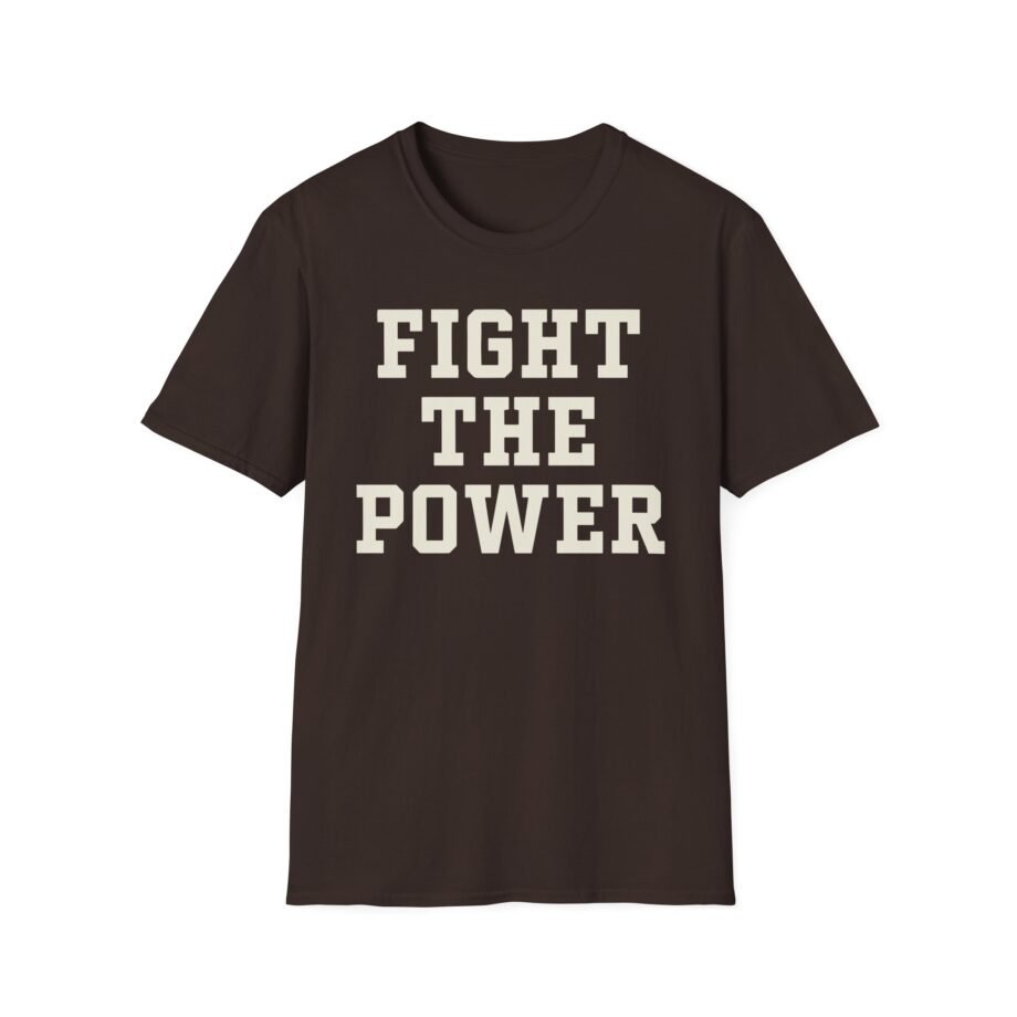 Public Enemy Fight the Power Text Unisex Softstyle T-Shirt