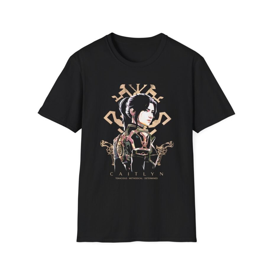 Arcane League of Legends Caitlyn With Kiramman Insignia Unisex Soft-style T-shirt
