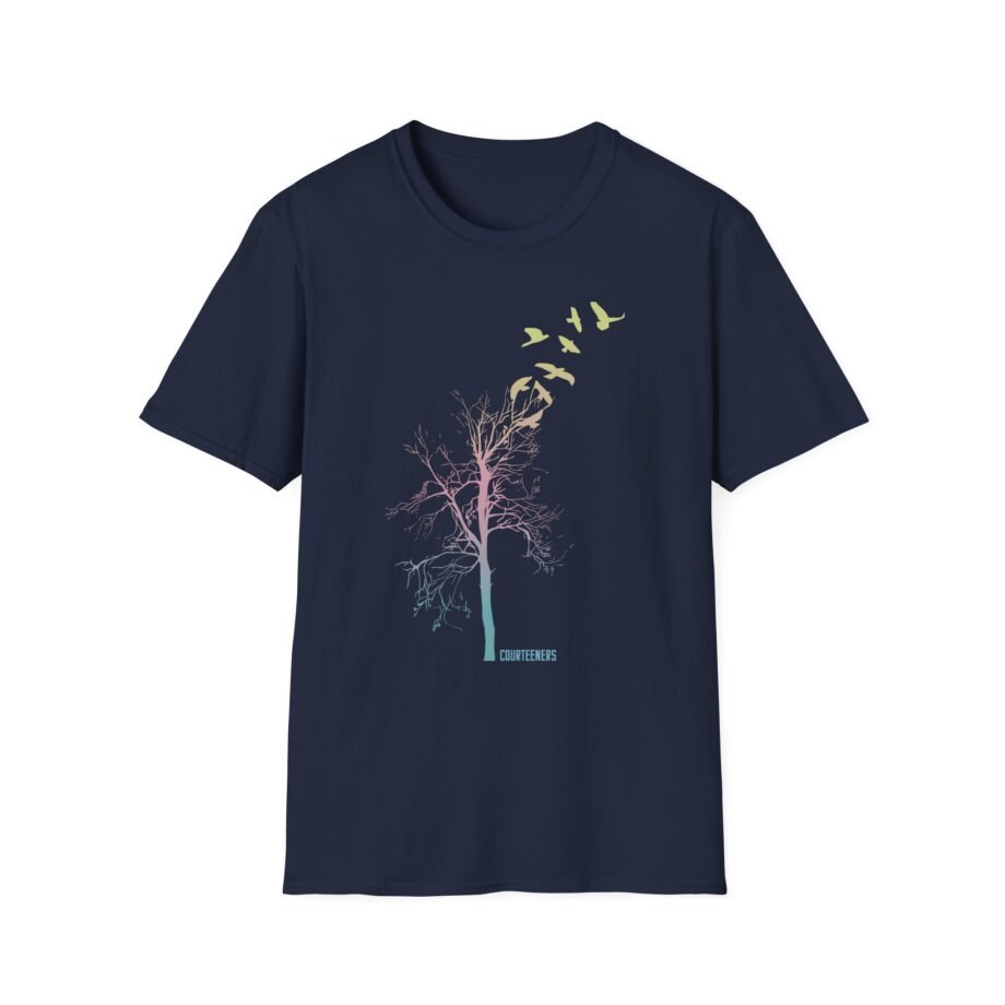 Courteeners Pastel Ombre Tree Unisex Softstyle T-Shirt