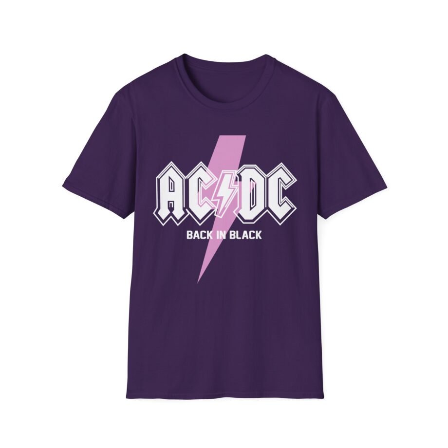 Acdc Back in Black Unisex Softstyle T-Shirt