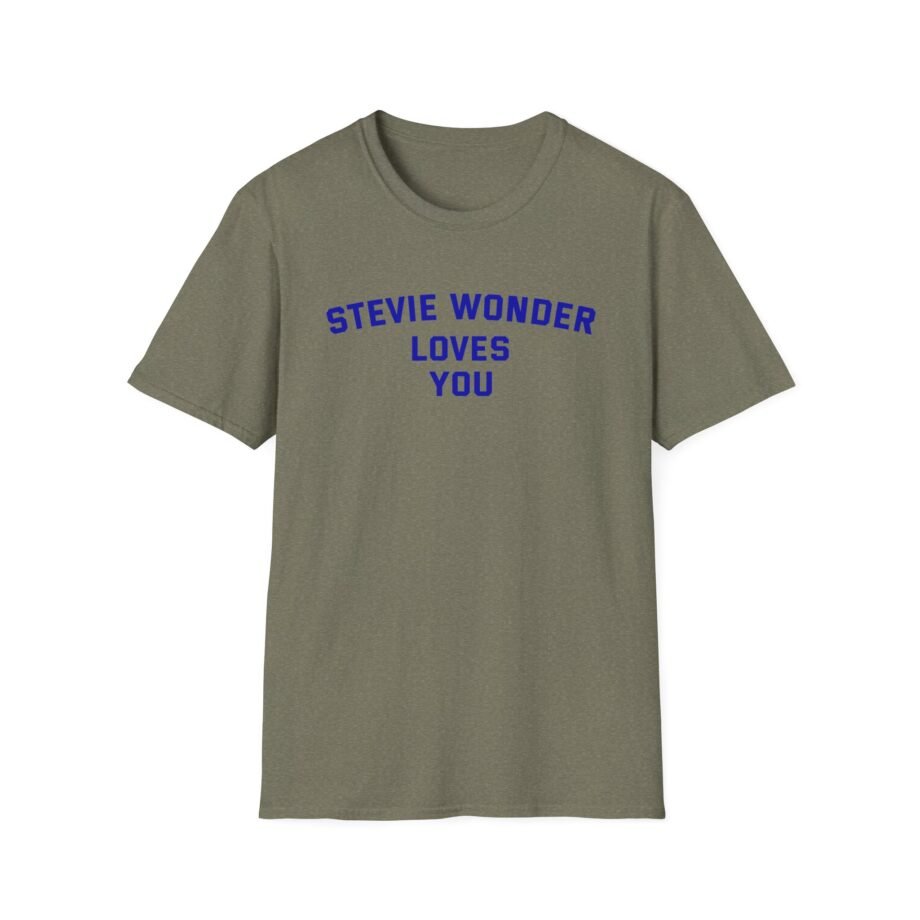 Stevie Wonder Loves You Unisex Softstyle T-Shirt