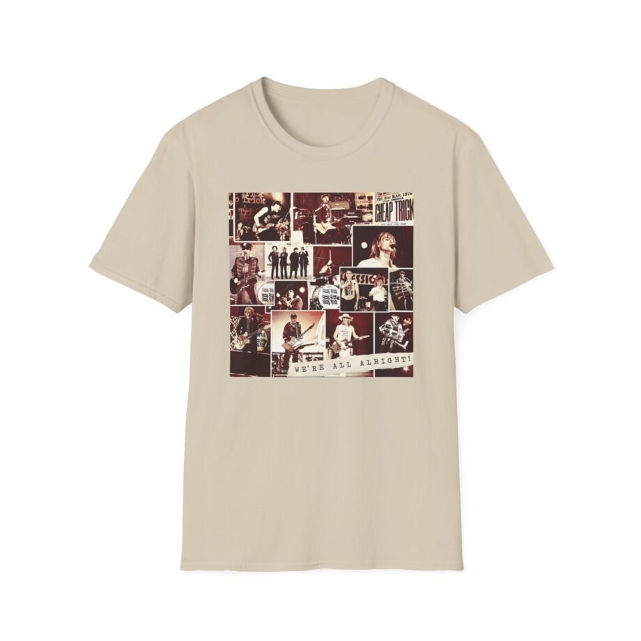 Cheap Trick Photo Collage Unisex Softstyle T-Shirt