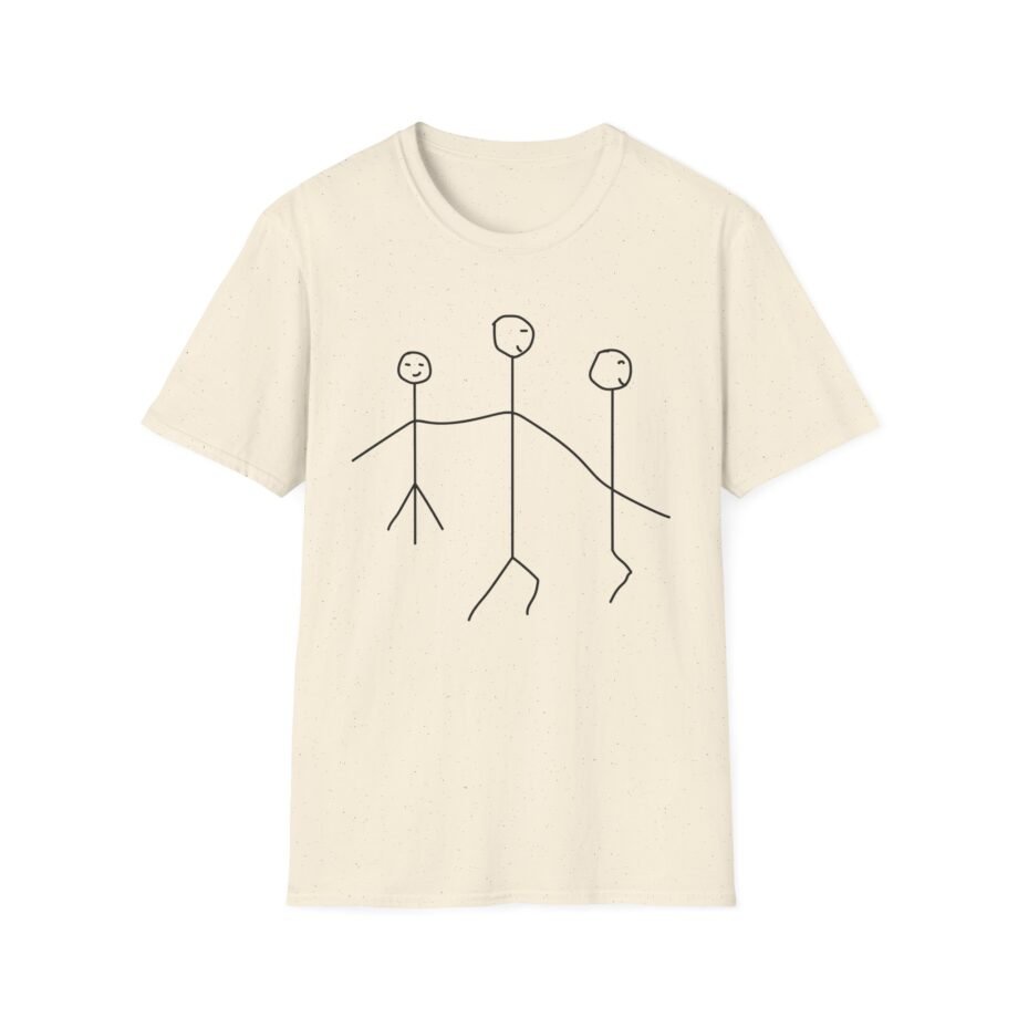 Leith Ross Stick Figures Unisex Softstyle T-Shirt