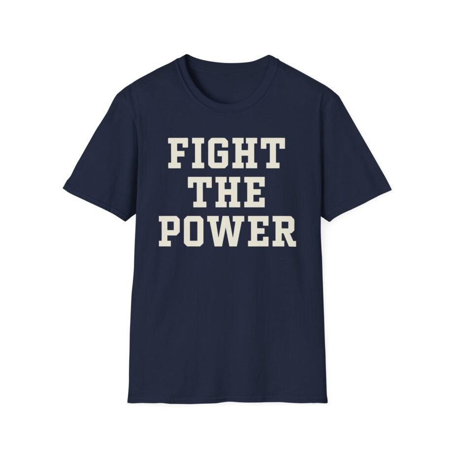 Public Enemy Fight the Power Text Unisex Softstyle T-Shirt