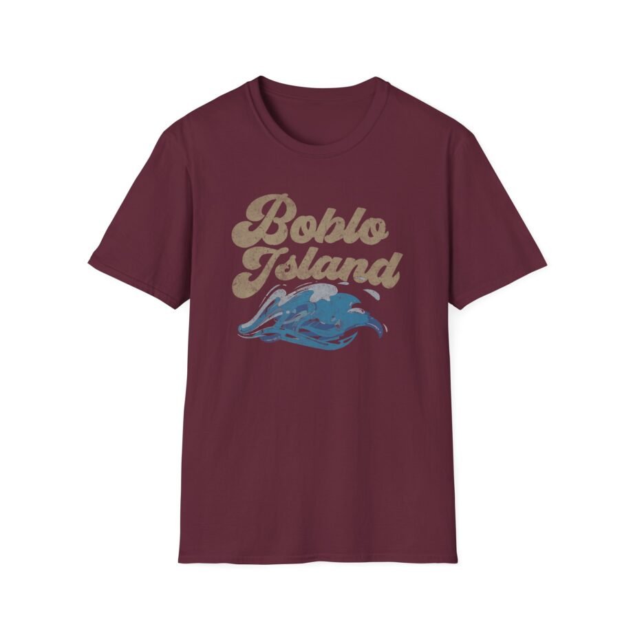 Detroit Lions Boblo Island Retro Ringer Unisex Softstyle T-Shirt