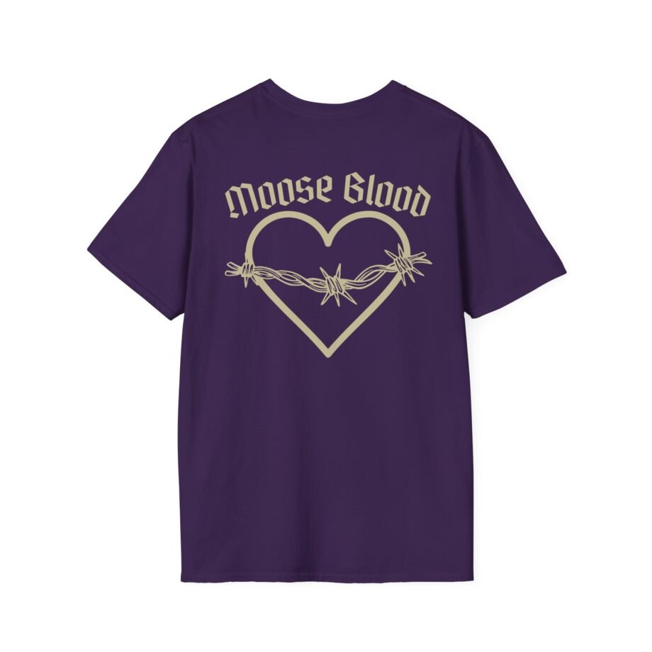 Moose Blood Barbed Wire Heart Unisex Softstyle T-Shirt