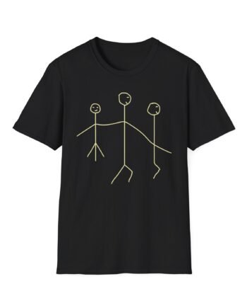 Leith Ross Stick Figures Unisex Softstyle T-Shirt