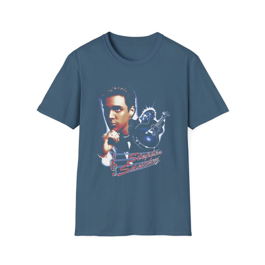 Stephen Sanchez Guitar Portrait Unisex Softstyle T-Shirt