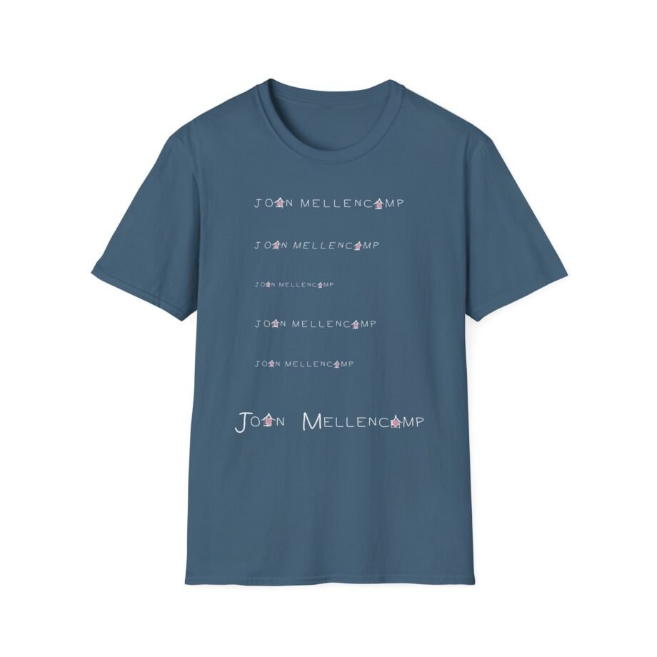 John Mellencamp Pink Houses Unisex Softstyle T-Shirt