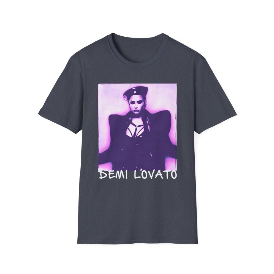 Demi Lovato Lilac Gradient Photo Unisex Softstyle T-Shirt