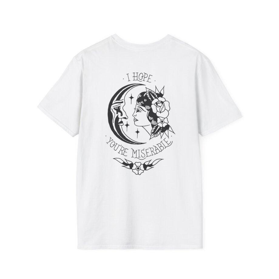 Moose Blood Traditional Tattoo Desig Unisex Softstyle T-Shirt