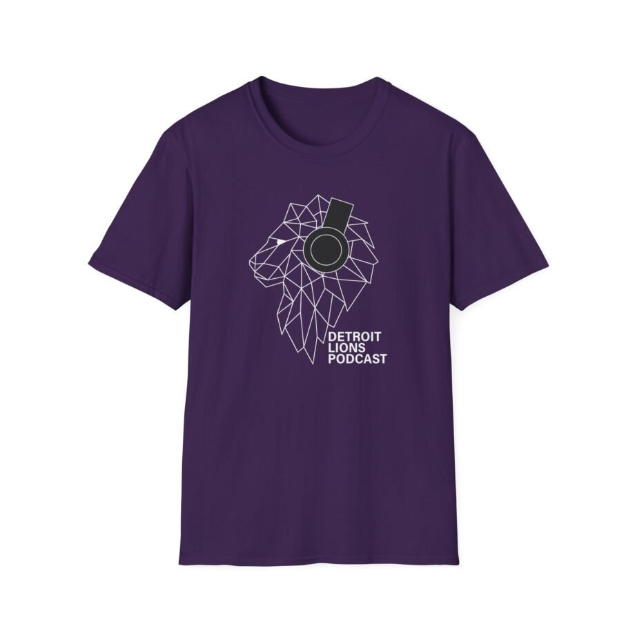 Detroit Lions Dlp Logo Unisex Softstyle T-Shirt