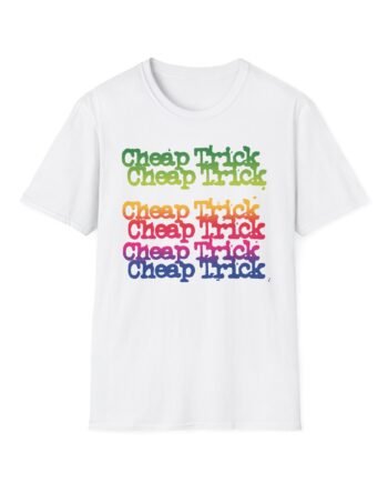 Cheap Trick Rainbow Unisex Softstyle T-Shirt