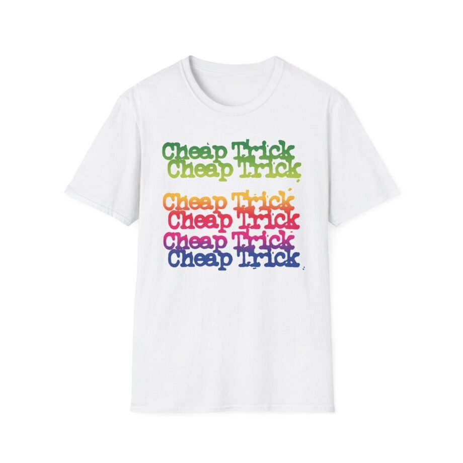 Cheap Trick Rainbow Unisex Softstyle T-Shirt