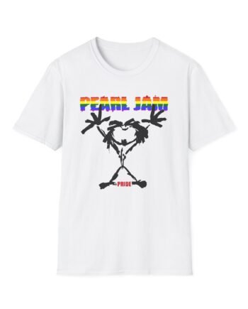 Pearl Jam Pride Stickman Unisex Softstyle T-Shirt