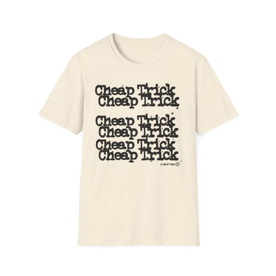 Cheap Trick Stacked Logo Unisex Softstyle T-shirt