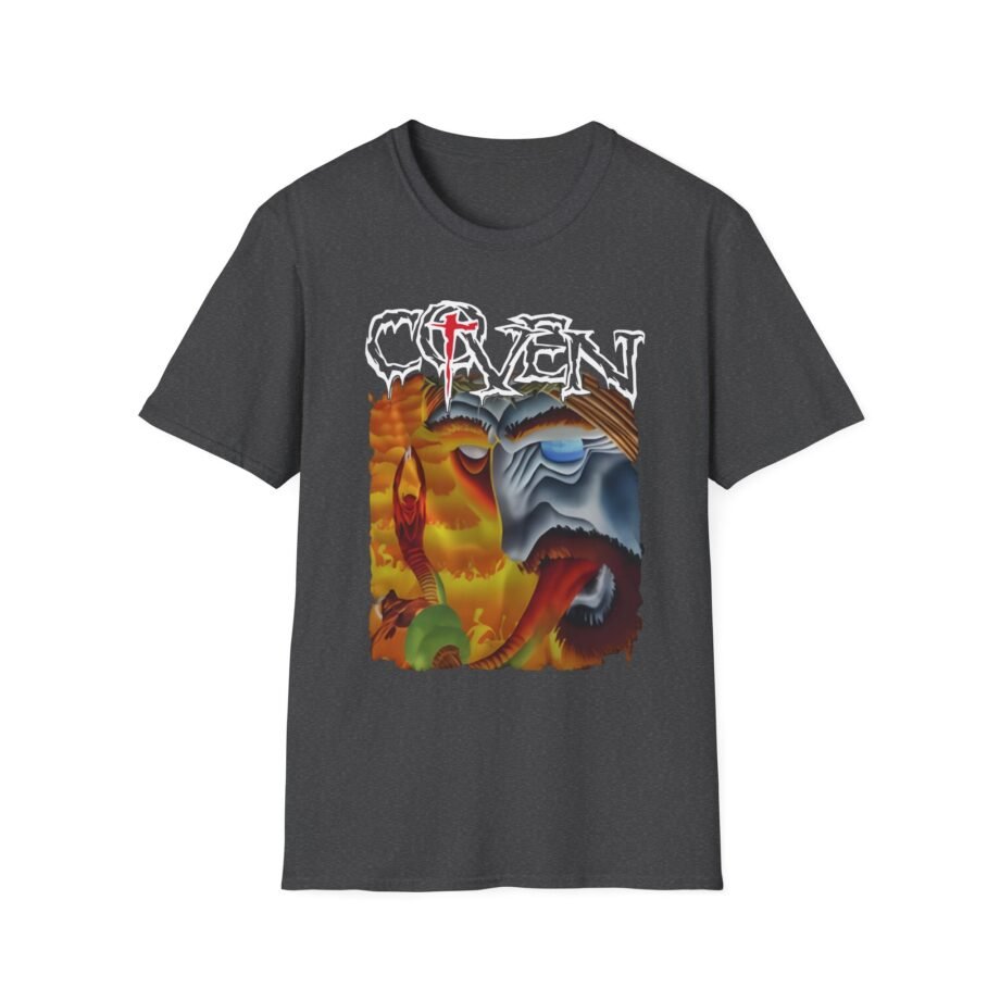 Coven Blessed is the Black Unisex Softstyle T-Shirt