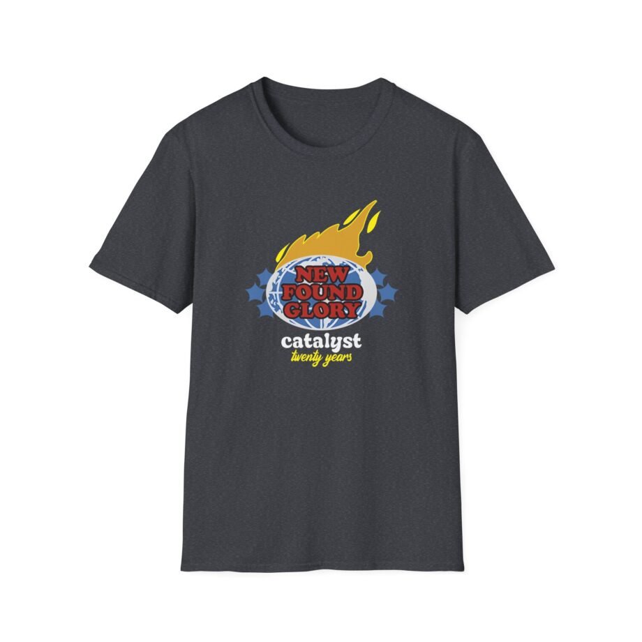 New Found Glory It’s All Downhill From Here Flame Unisex Softstyle T-Shirt