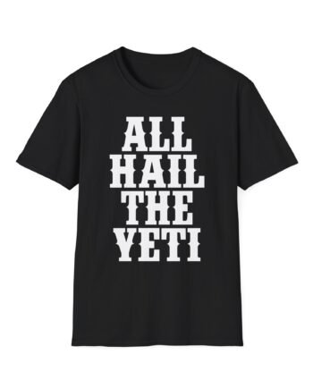 All Hail the Yeti Logo Unisex Softstyle T-Shirt