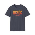 Acdc 1973 Ombr Logo Unisex Softstyle T-Shirt