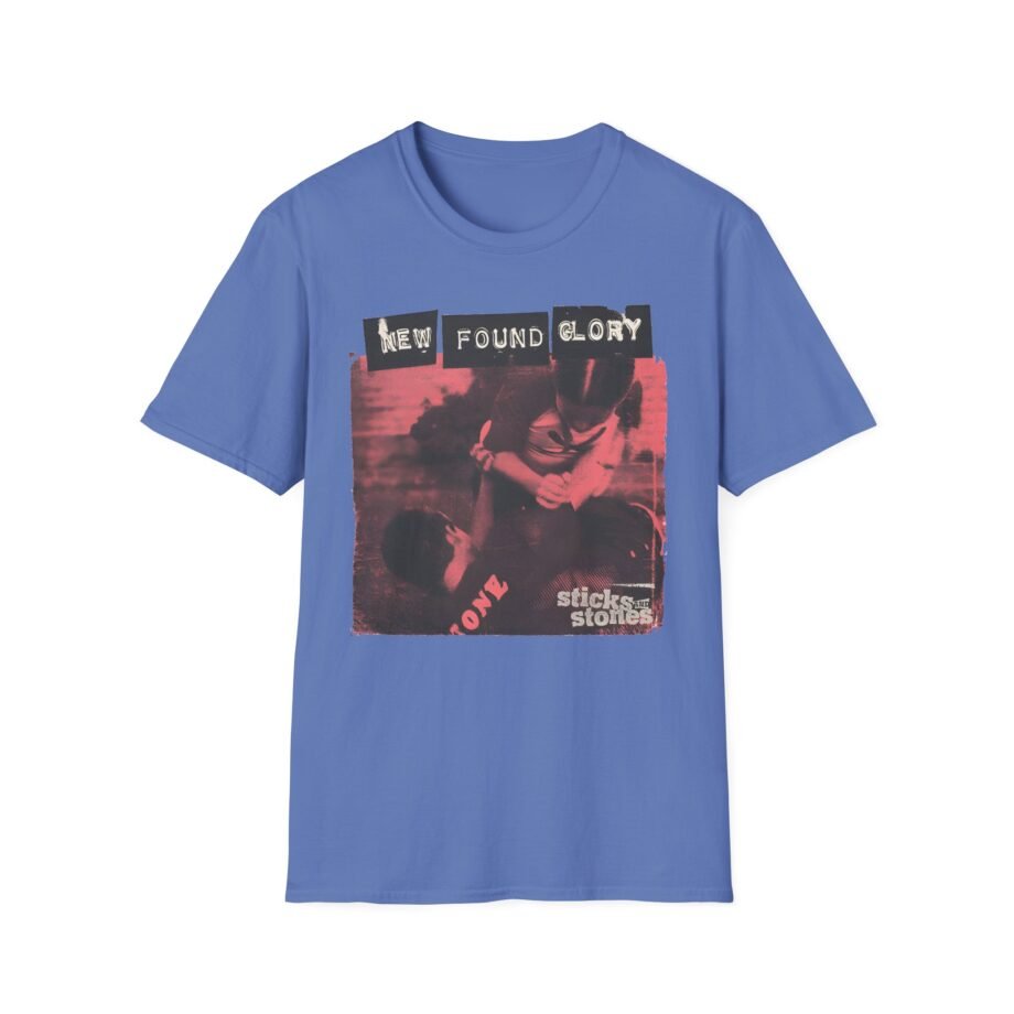 New Found Glory Sticks and Stones Xerox Unisex Softstyle T-Shirt