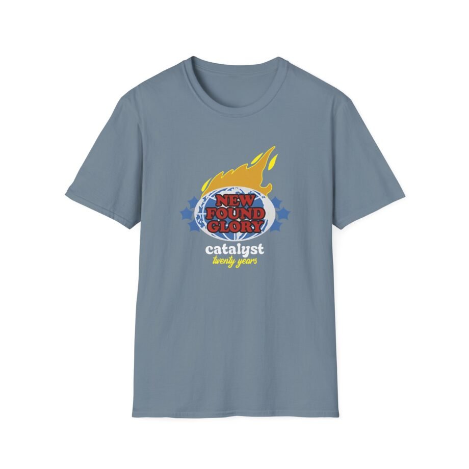 New Found Glory It’s All Downhill From Here Flame Unisex Softstyle T-Shirt