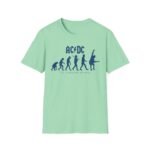 Acdc Evolution of Rock Unisex Softstyle T-Shirt