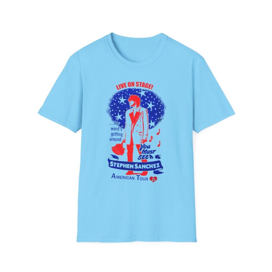 Stephen Sanchez Tour Ringer Unisex Softstyle T-Shirt