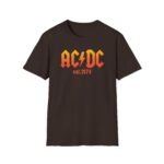 Acdc 1973 Ombr Logo Unisex Softstyle T-Shirt