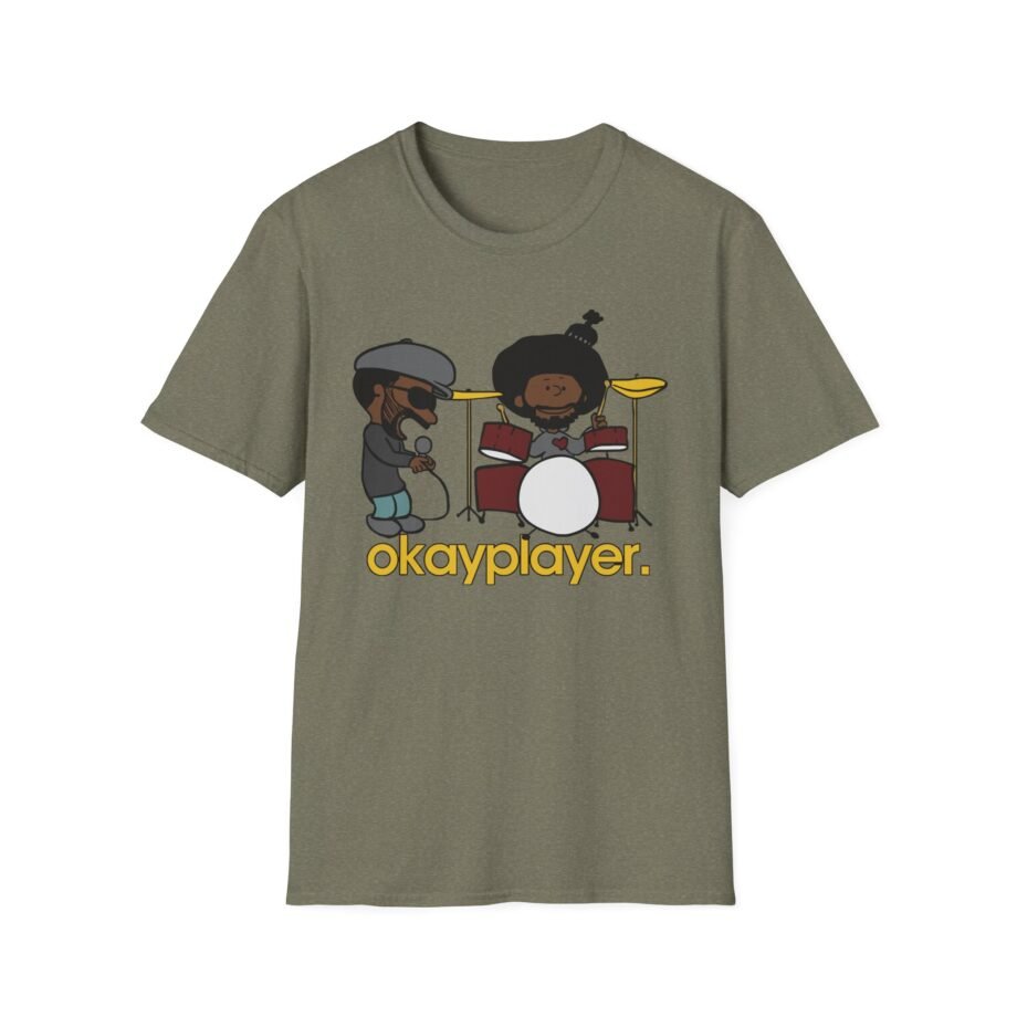 The Roots Black Thought & Questlove Okayplayer Unisex Softstyle T-Shirt