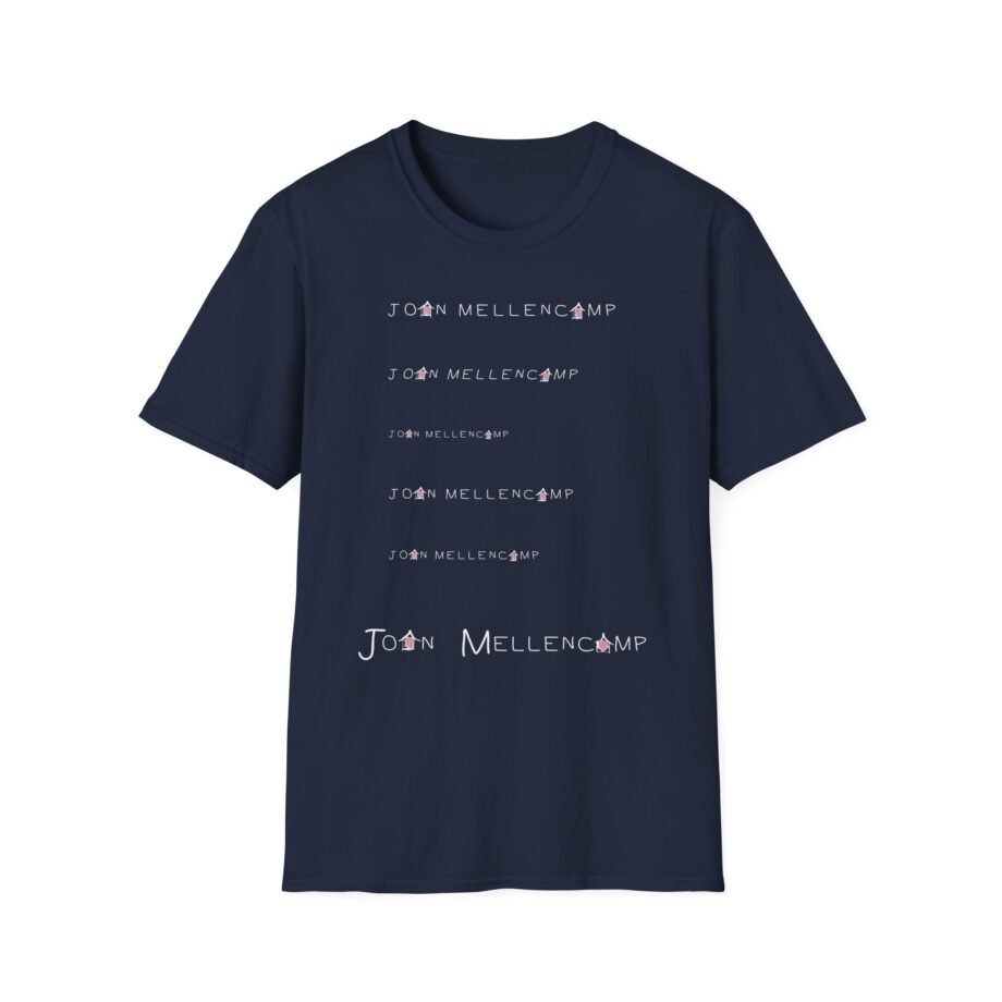 John Mellencamp Pink Houses Unisex Softstyle T-Shirt