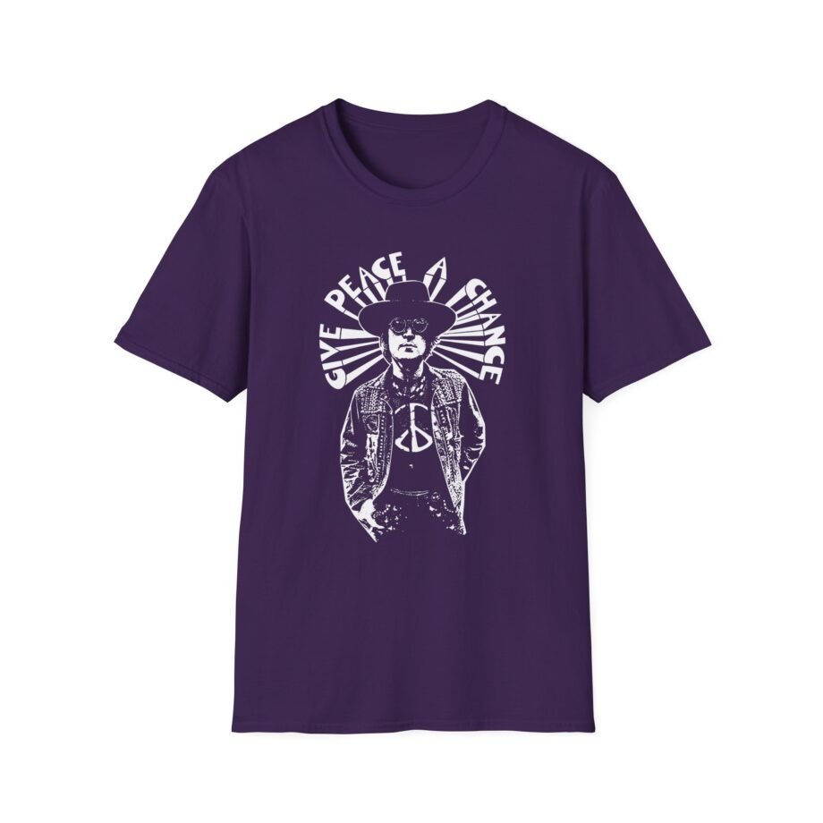 John Lennon Give Peace Unisex Softstyle T-Shirt