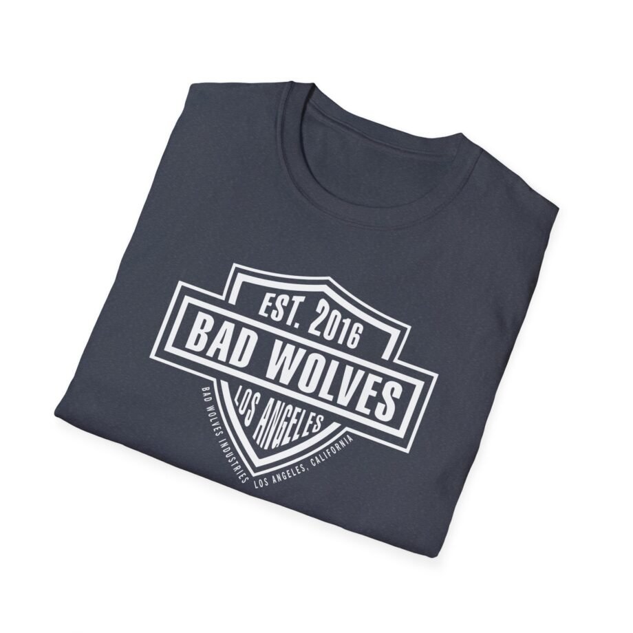 Bad Wolves Los Angeles Ca Shield Unisex Softstyle T-Shirt