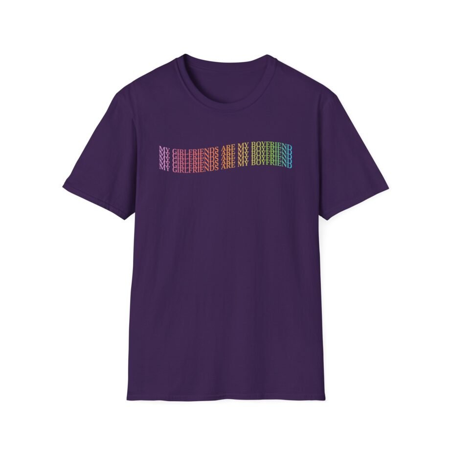 Demi Lovato My Girlfriends Are My Boyfriend Pride Unisex Softstyle T-Shirt