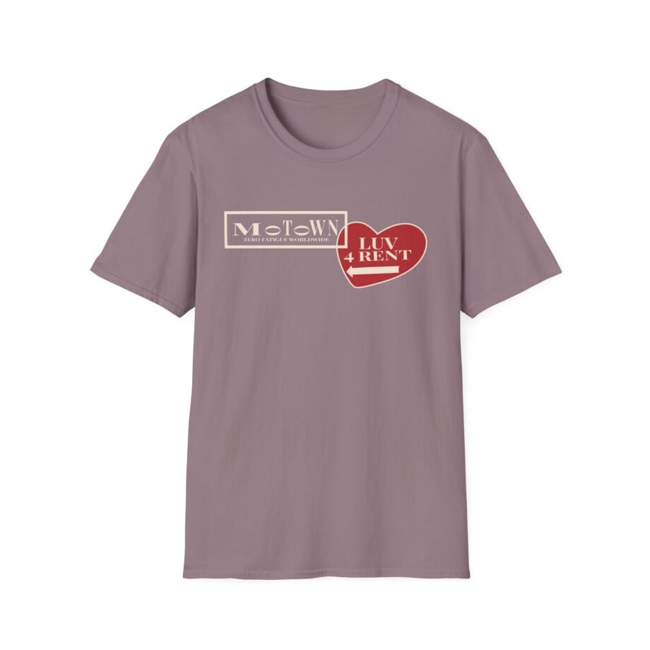 Motown Records Luv 4 Rent Unisex Soft-style T-shirt