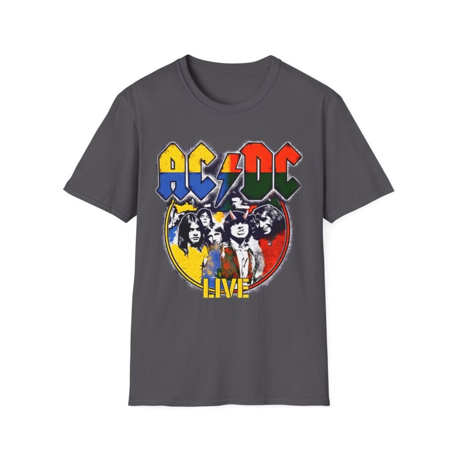 Acdc Live Colorblock Unisex Softstyle T-Shirt