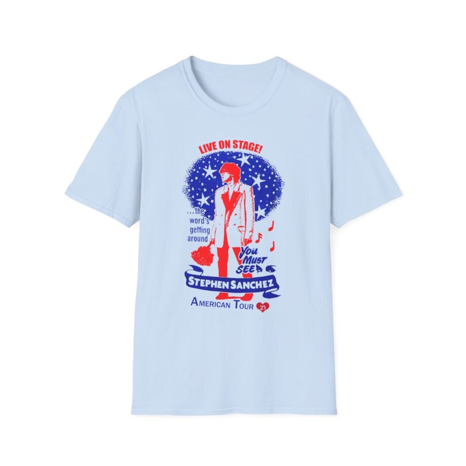 Stephen Sanchez Tour Ringer Unisex Softstyle T-Shirt