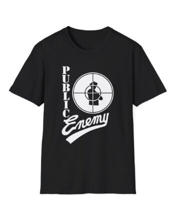 Public Enemy Target Unisex Softstyle T-Shirt