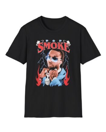 PS Flames Portrait Unisex Softstyle T-Shirt