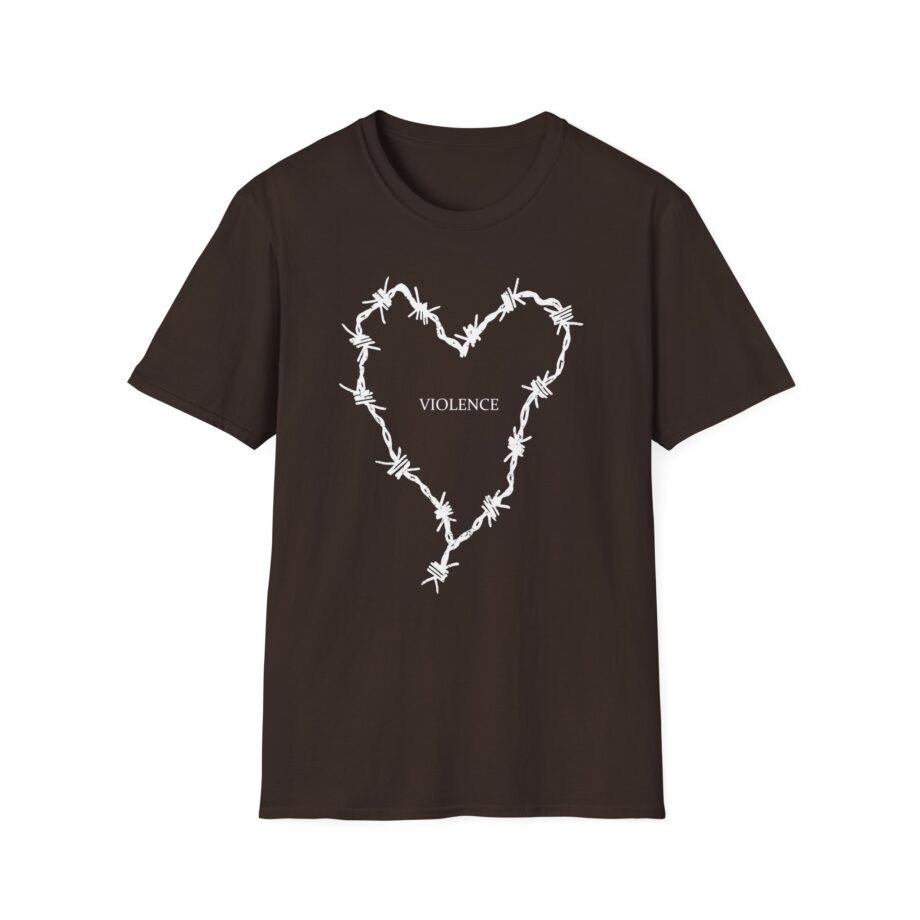 Frank Iero Barbed Wire Hear Unisex Softstyle T-Shirt