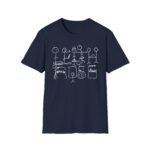 Leith Ross Stick Figures  Unisex Softstyle T-Shirt