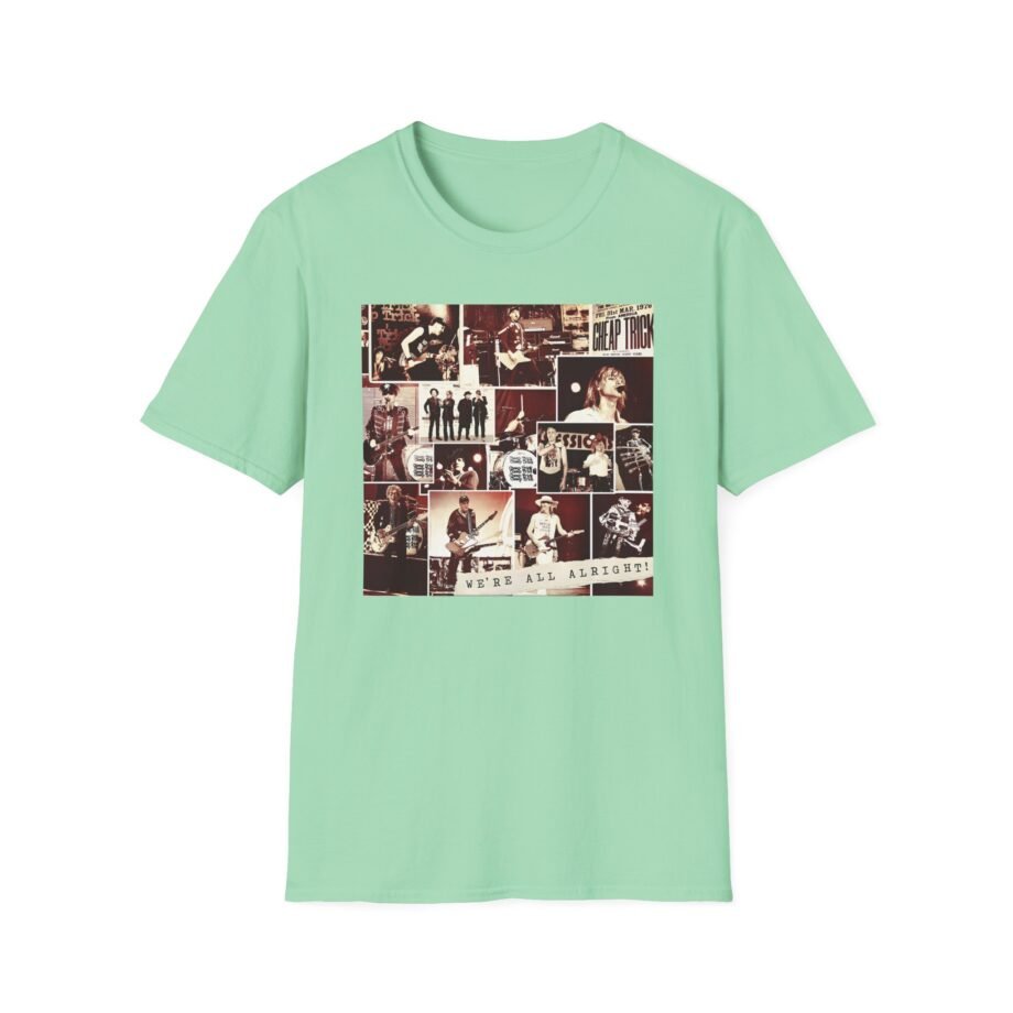 Cheap Trick Photo Collage Unisex Softstyle T-Shirt