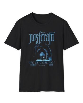 Nosferatu He is Coming Unisex Softstyle T-shirt