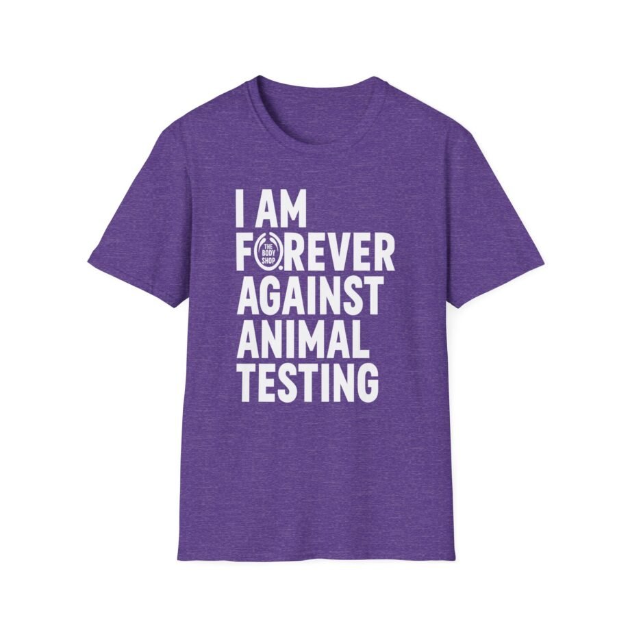 AJ I Am Forever Against Animal Testing Unisex Softstyle T-Shirt