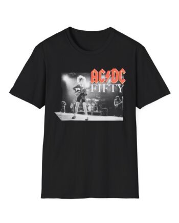 Acdc Angus Fifty Unisex Softstyle T-Shirt