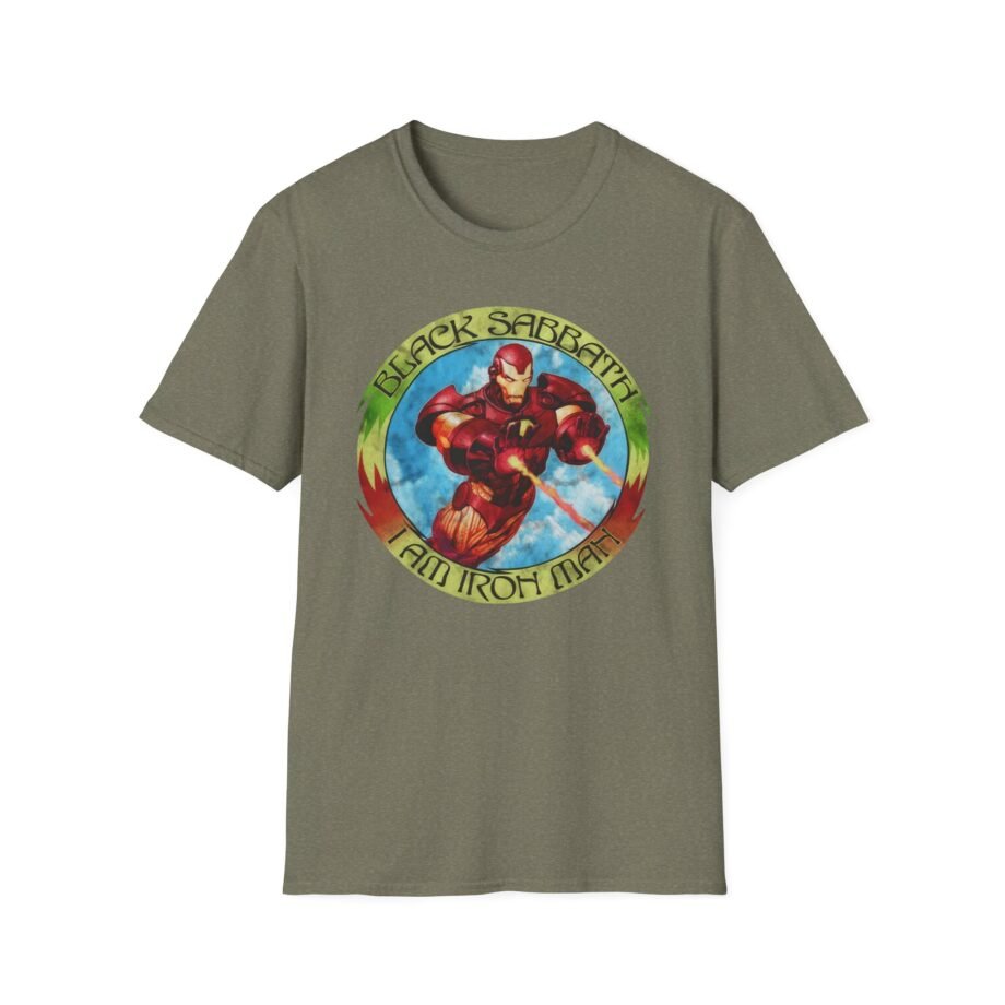 BS Iron Man Circle Unisex Softstyle T-Shirt