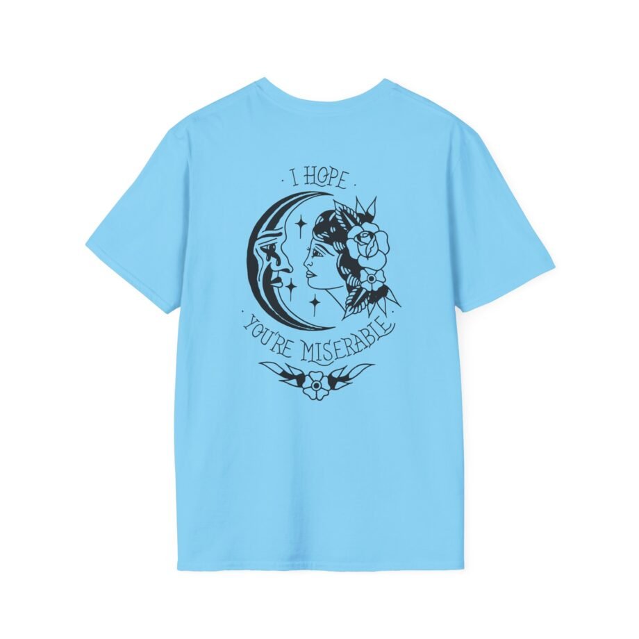 Moose Blood Traditional Tattoo Desig Unisex Softstyle T-Shirt