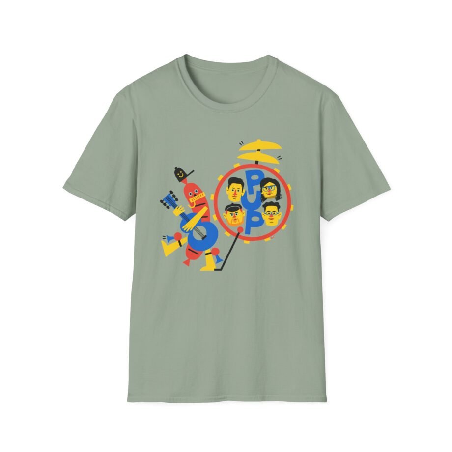 Pup Band of Wiener Unisex Softstyle T-Shirt