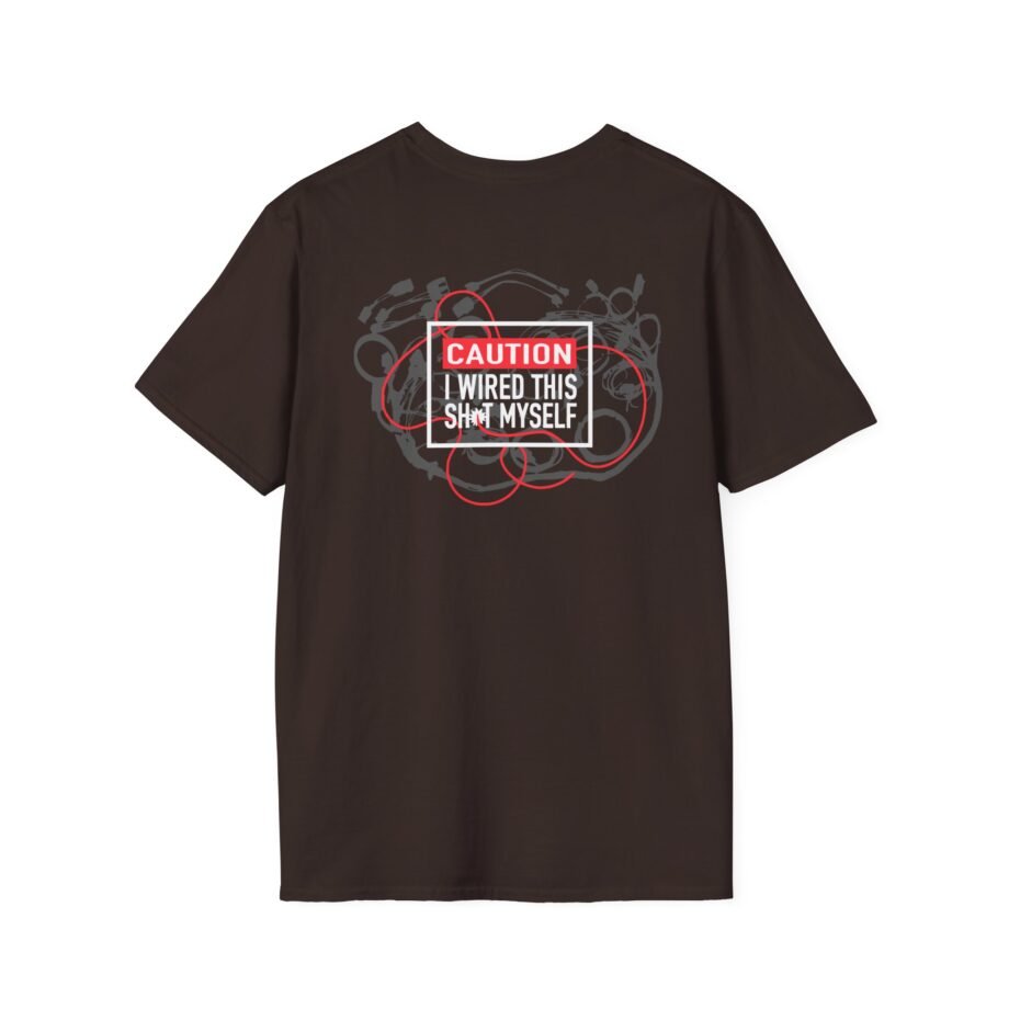 Cleetus Mcfarland Zack the Wiring Guy Caution Unisex Softstyle T-Shirt