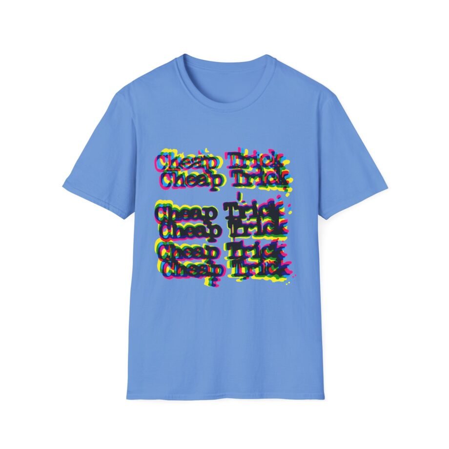 Cheap Trick 3d Logo Unisex Softstyle T-Shirt